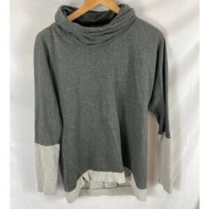MPG Womans Two Toned Cowl Neck Sweatshirt size medium